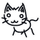 2D Kitty Sticker