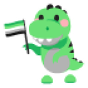 Aromantic TRex Sticker