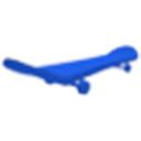Blue Skateboard