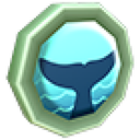 Breaked Whale Badge