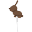 Chocolate Bunny Balloon