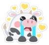Cow Loves This Sticker