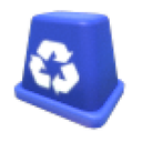 Eco Blue Recyling Bin Hat