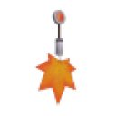 Eco Orange Maple Earrings