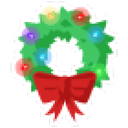 Festive Wreath Sticker