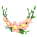 Flower Wreath Pin