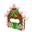 Gingerbread House Throw Toy