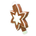 Gingerbread Star Eye Patch