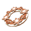 Gingerbread Wreath Flying Disc