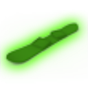 Green Neon Snowboard