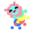 Gumball Caterpillar Sticker