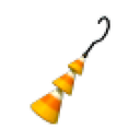 Halloween Orange Candy Corn Earrings