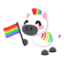 Happy Pride Zebra Sticker