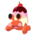 Ice Cream Hermit Crab Sticker