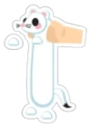 Long Ermine Sticker