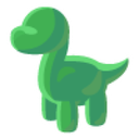 Long Neck Throw Toy Sticker