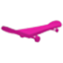 Pink Skateboard
