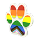 Pride Paw Flying Disc