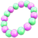 Purple Green Beads