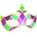 Purple Masquerade Mask