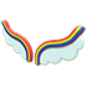 Rainbow Cloud Wings