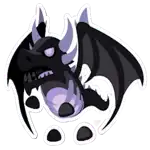 Shadow Dragon Animated Sticker