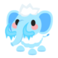 Snow Mammoth Sticker