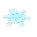 Snowflake Throwing Disc