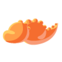 Stegosaurus Throw Toy Sticker