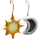 Sun Moon Earrings
