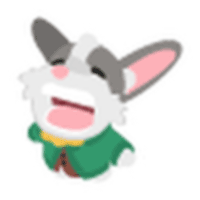 Wailing Mr Whiskerpips Sticker