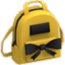 Yellow Designer Backpack