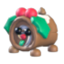 Yule Log Dog